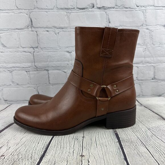 Frye and Co Elodie Boots Brown Womens Faux Leather US Size 9 M - Picture 4 of 10